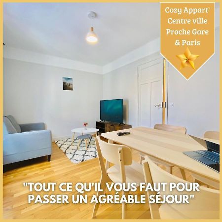 Cozy Appart'3 - Centre Ville & Proche Gare - Cozy Houses Massy  Eksteriør billede